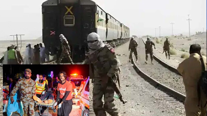 Terroristas secuestran tren en Pakistán y matan a varios rehenes