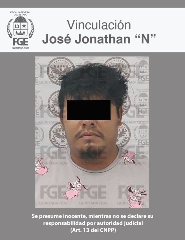 Vinculan a proceso a implicado en doble homicidio en la Zona Hotelera de Cancún; los hechos imputados a José Jonathan “N” ocurrieron en un autobús en julio del 2024.