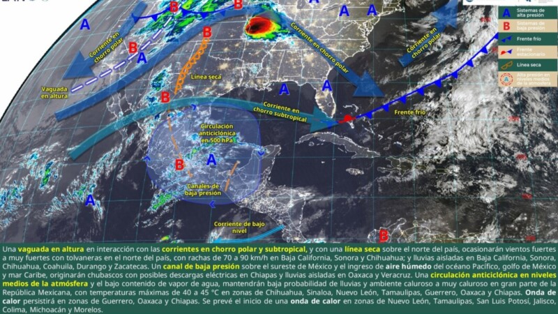 Pronóstico del clima en Quintana Roo para hoy miércoles 16 de abril 2025