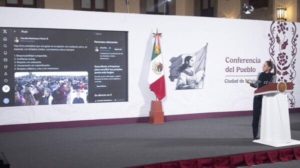 Estamos preparados ante aranceles de EU: Sheinbaum