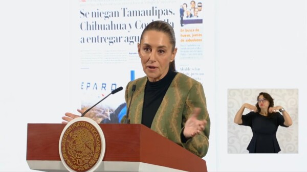 Desmiente Sheinbaum que México ceda ante EU en tema del agua