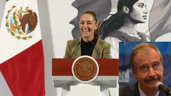 Sheinbaum se ríe de Fox al decir que usa teleprónpter