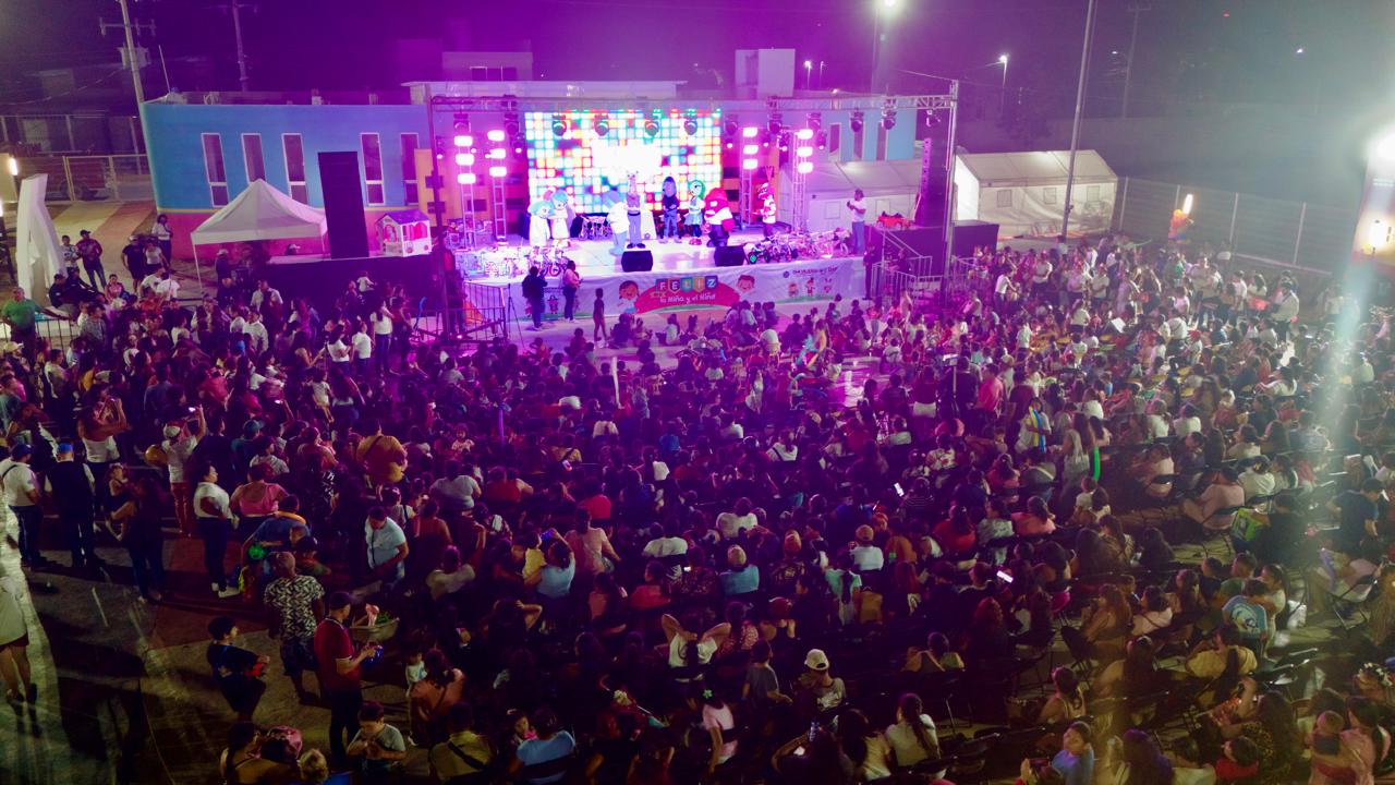 Atenea Gómez Ricalde celebra en grande el Día del Niño y la Niña en la Zona Continental