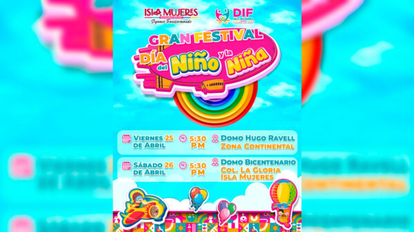 Atenea Gómez Ricalde celebrará en grande el Día del Niño y de la Niña en Isla Mujeres