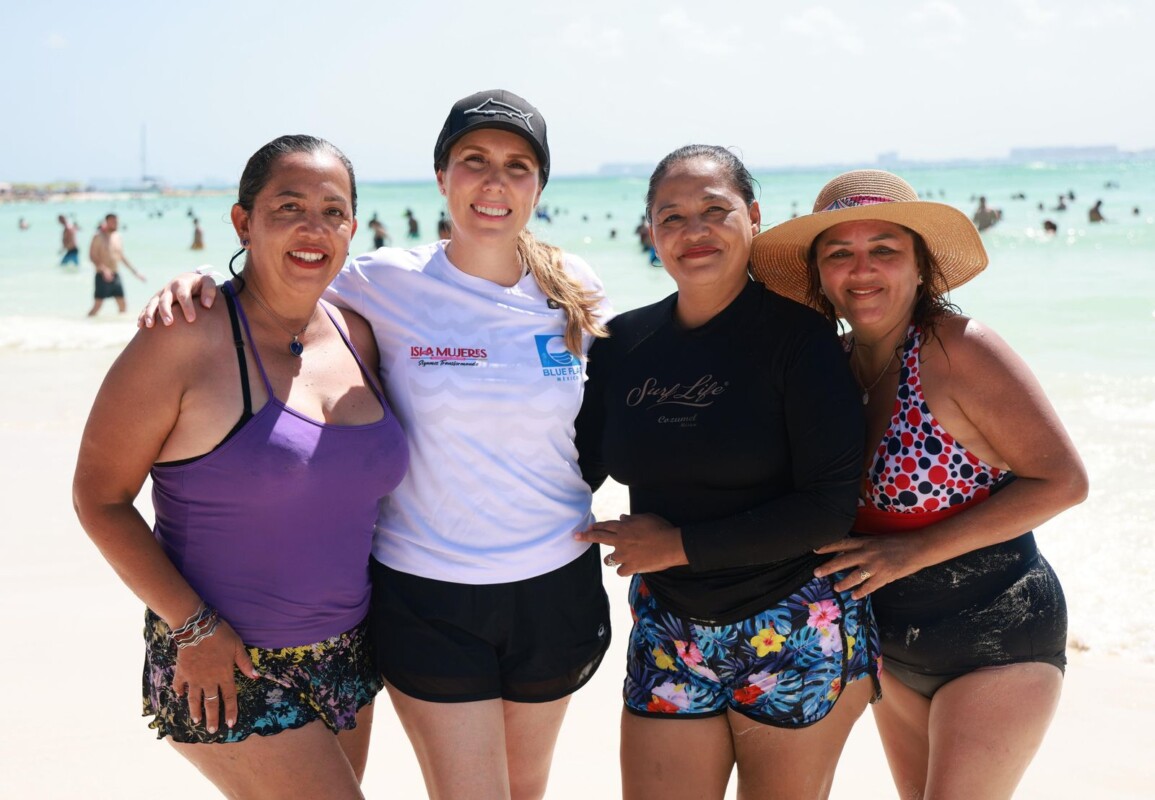 Atenea Gómez Ricalde supervisa playas de Isla Mujeres para brindar una Semana Santa segura y ordenada
