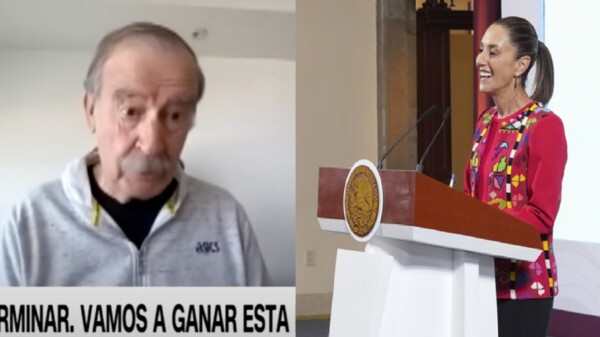 Fox alucina, dice que Sheinbaum usa prompter en las mañaneras