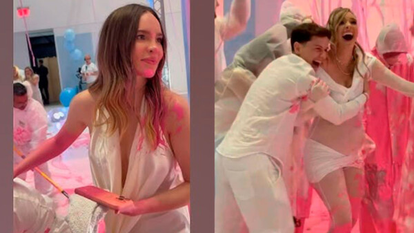 Belinda reacciona incómoda en fiesta de Lele Pons y Guaynaa