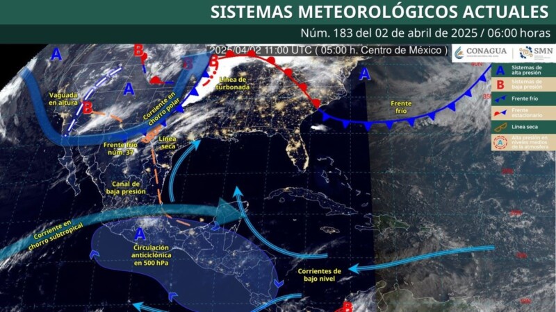 Pronóstico del clima en Quintana Roo para hoy miércoles 2 de abril 2025