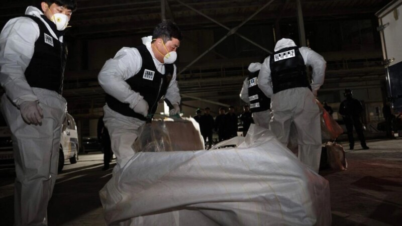Incauta Corea del Sur cocaína de buque que salió de México
