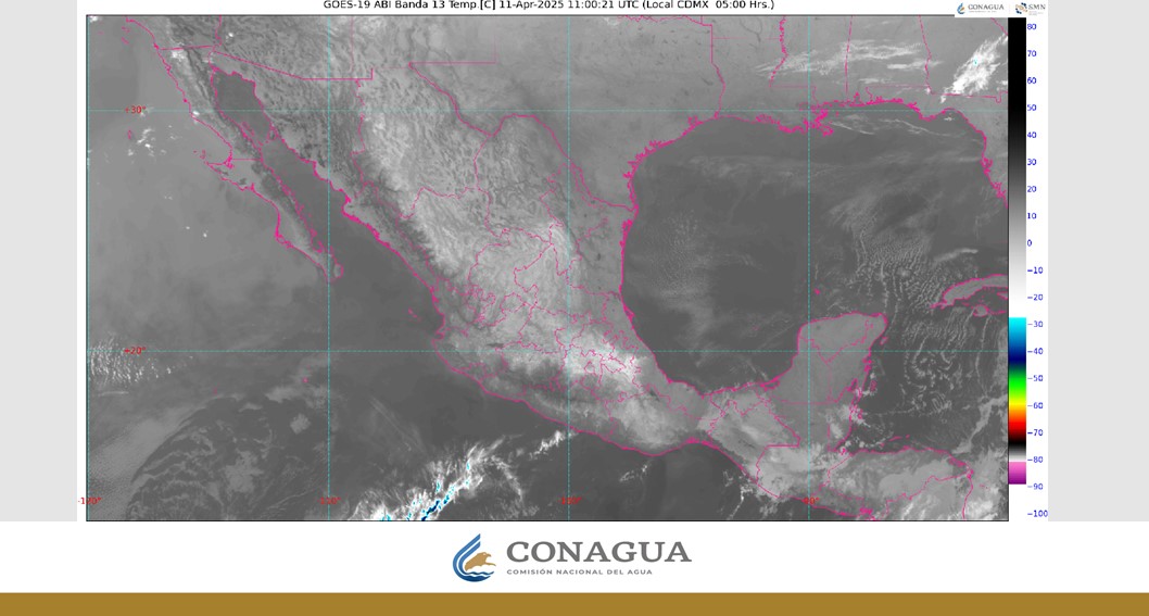 Pronóstico del clima en Quintana Roo para hoy viernes 11 de abril 2025; durante el día, cielo parcialmente nublado y sin lluvia en la Península.