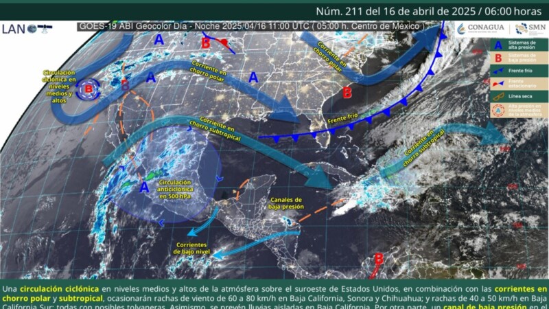 Pronóstico del clima en Quintana Roo para hoy miércoles 16 de abril 2025
