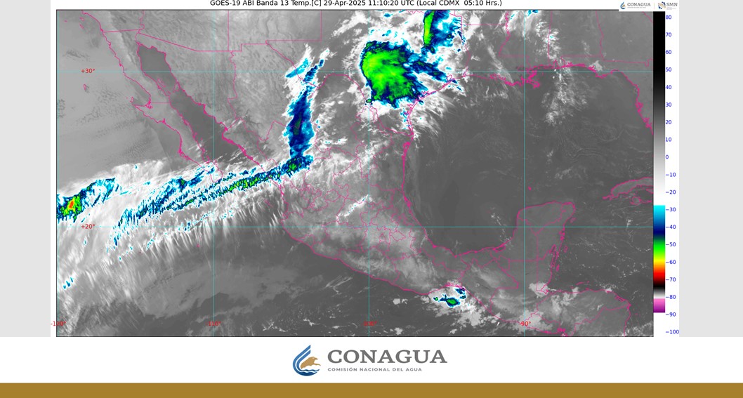 Pronóstico del clima en Quintana Roo para hoy martes 29 de abril 2025; ambiente caluroso con probabilidad de lluvias e intervalos de chubascos.
