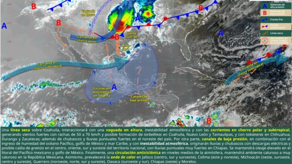 Pronóstico del clima en Quintana Roo para hoy miércoles 30 de abril 2025