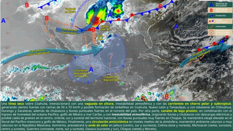 Pronóstico del clima en Quintana Roo para hoy miércoles 30 de abril 2025