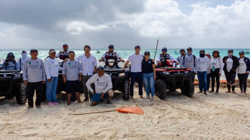 La Dirección de Zofemat recibió este equipo que permitirá mejorar y facilitar al personal, sus labores de vigilancia y de limpieza de sargazo