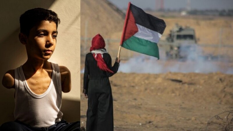 Niño gazatí amputado, imagen del año del World Press Photo