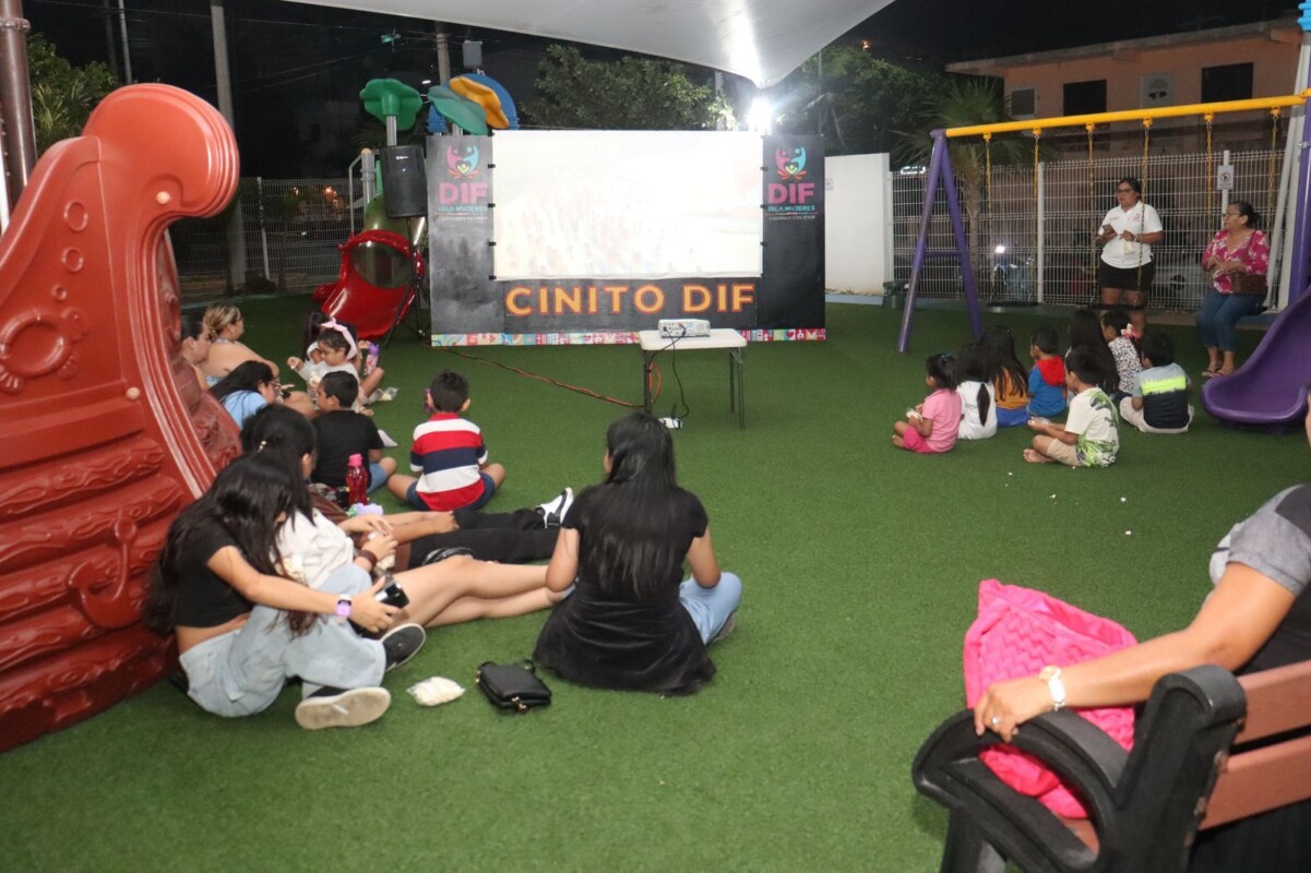 El Gobierno que encabeza la presidenta Atenea Gómez Ricalde, continúa promoviendo espacios de recreación para las niñas y niños isleños.