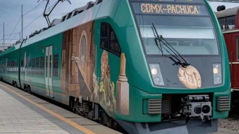 Muestra Sheinbaum avance de obras del tren México Pachuca