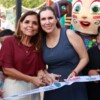 Atenea Gómez Ricalde inaugura el Parque Zazil-Há, el primero con juegos de agua en Playa Norte