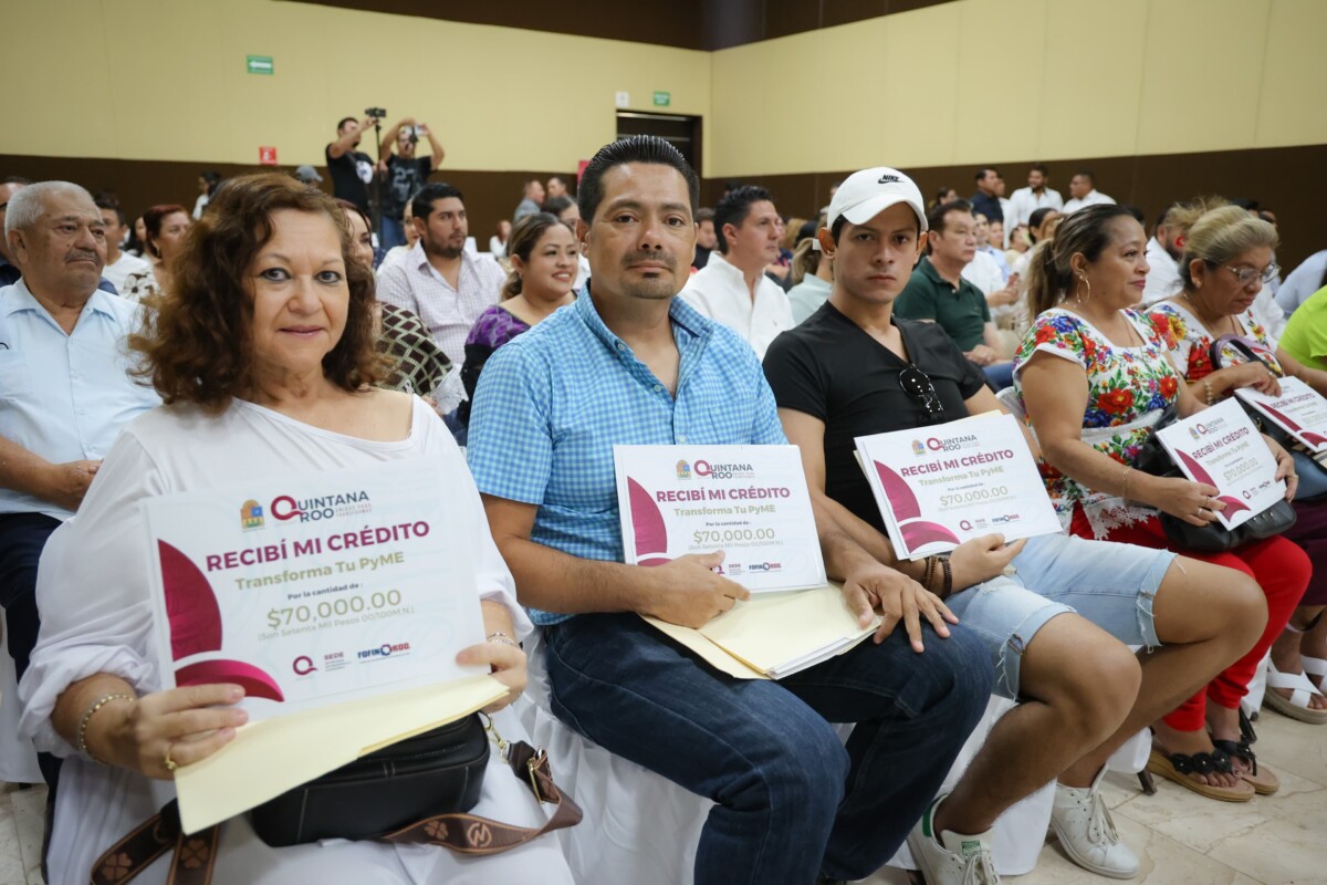Con un millón 55 mil pesos, la gobernadora impulsa el crecimiento de microempresarios de los municipios quintanarroenses.