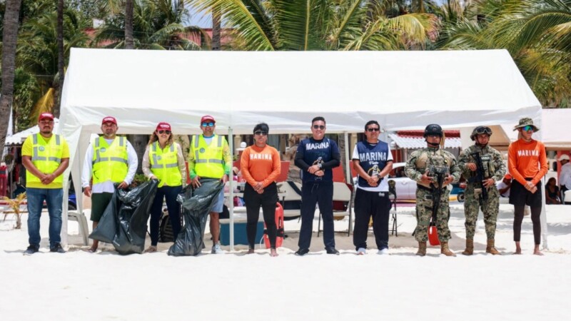 Continúa el operativo integral de Semana Santa en Isla Mujeres con recorrido de la Tesorería Municipal