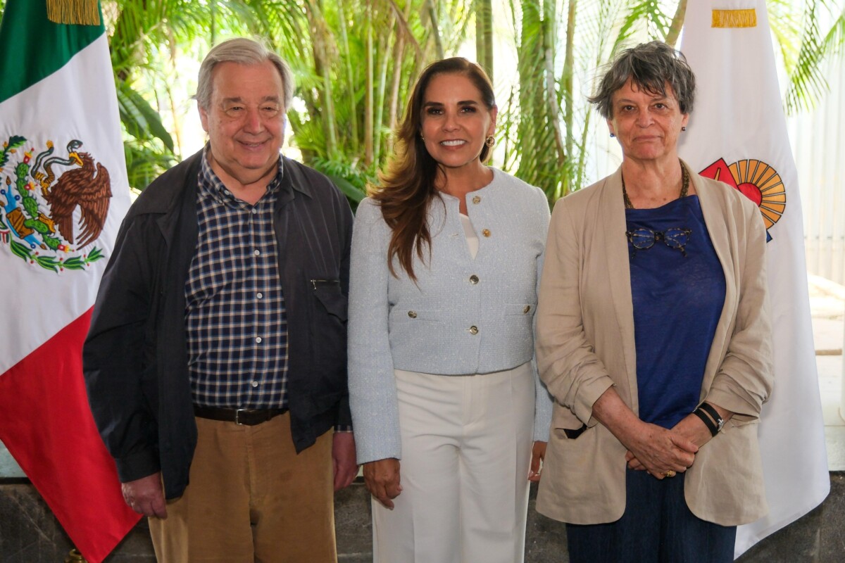 La gobernadora de Quintana Roo destacó el importante trabajo de este gobierno con la ONU y sus diferentes organismos especializados como la Unicef, Unesco y ONU Hábitat.