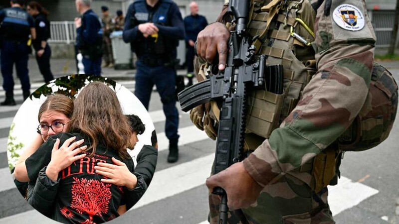 Ataque con arma blanca en colegio de Francia deja una víctima fatal y varios heridos