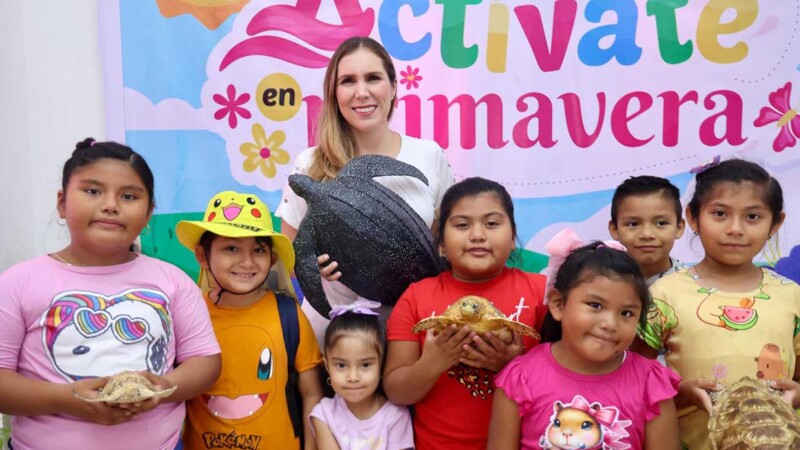 Atenea Gómez Ricalde impulsa el desarrollo integral de la niñez con el programa “Actívate en Primavera 2025”
