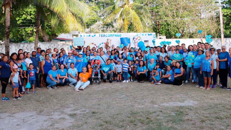 Nutrida participación en la caminata TEA-COMPAÑO