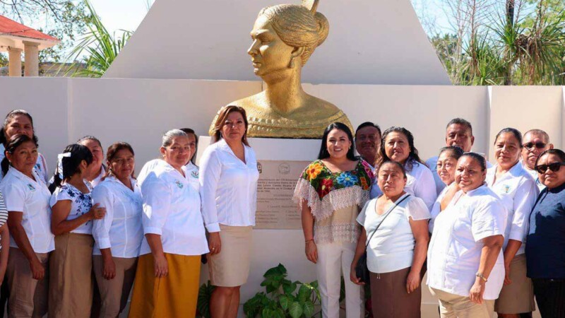 Conmemora Puerto Morelos el 236 aniversario del natalicio de Leona Vicario