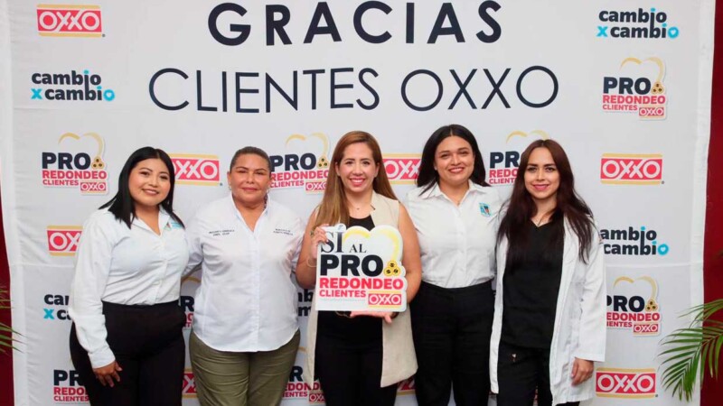 Anuncian redondeo de Oxxo a favor de portomorelenses