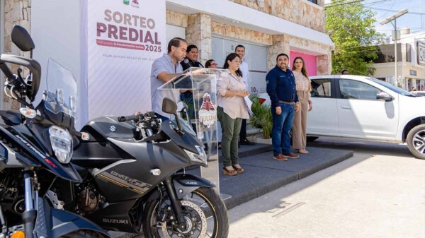Sortean en Tulum un auto y dos motos por cumplir con el pago del predial