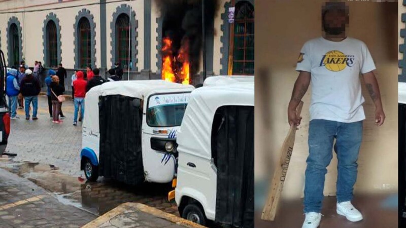 Multitud lincha a presunto extorsionador en comunidad de Puebla