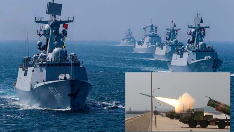 China aumenta la tensión en Taiwán con segundo día de maniobras militares