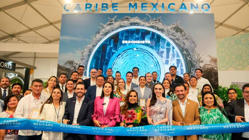 Inaugura Mara Lezama Pabellón del Caribe Mexicano en el Tianguis Turístico de México 2025