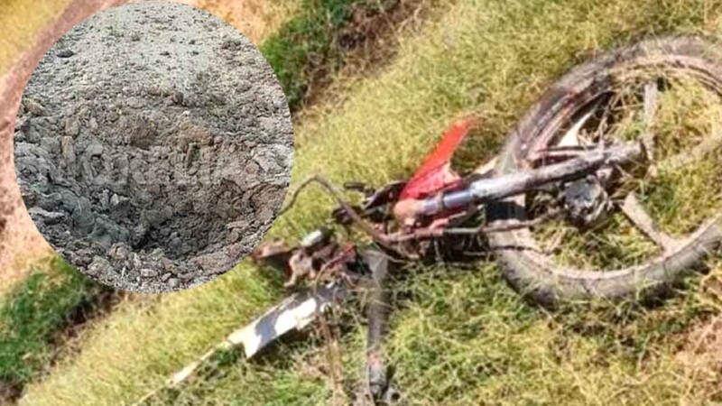 Abuelito jornalero muere al activar con su moto una mina en Michoacán