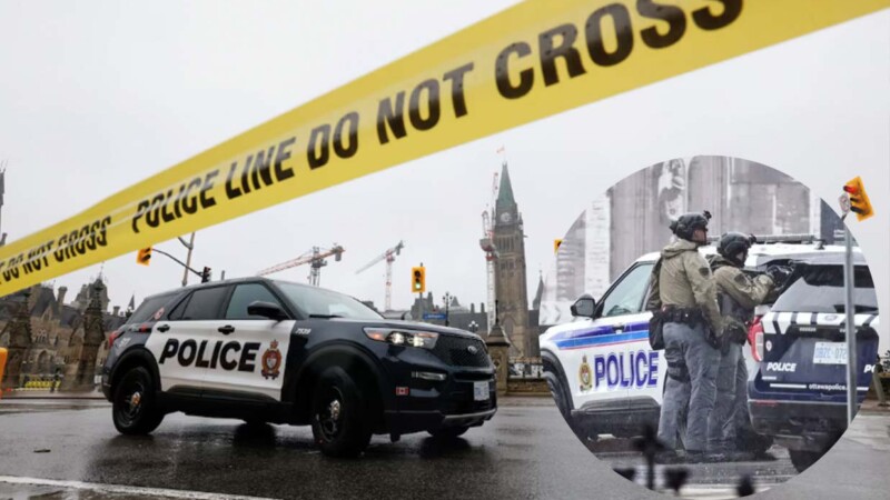 Atrincheramiento de sospechoso en parlamento de Canadá genera gran despliegue policiaco