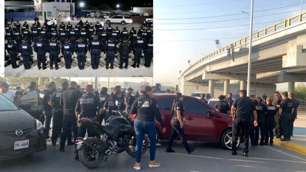 Policías de Torreón se van a paro y exigen cambios en la cúpula de seguridad