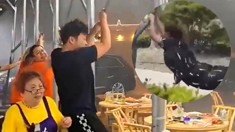 Fuertes vientos azotan a China y paralizan varias ciudades