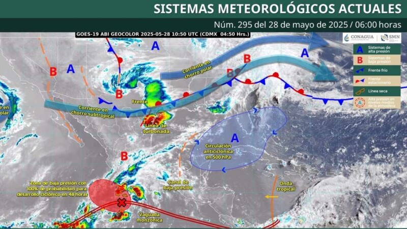 Pronóstico del clima en Quintana Roo para hoy miércoles 28 de mayo 2025