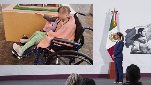 Ratifica Sheinbaum apoyo a niña enferma que sería deportada