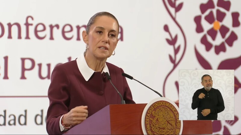 Celebra Sheinbaum inversión de BBVA