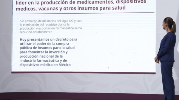 Presenta Sheinbaum plan de inversión farmacéutica