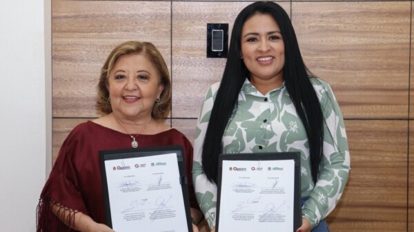 Firma Blanca Merari convenio de colaboración con la Secretaría Anticorrupción y Buen Gobierno de Quintana Roo