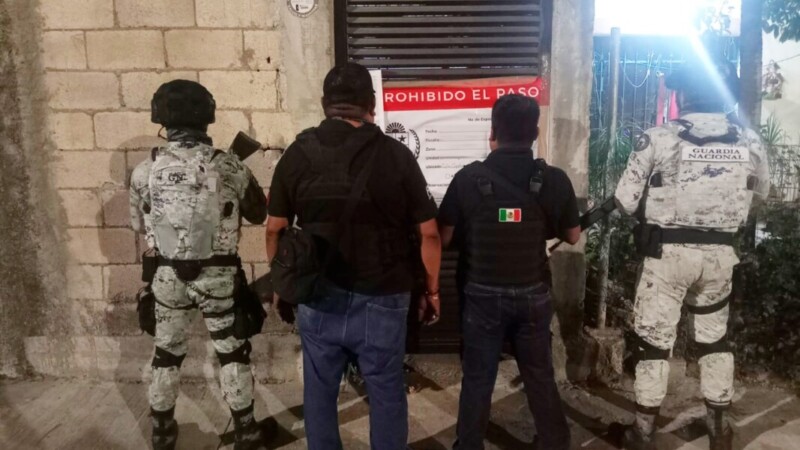 Encuentran drogas durante cateo en Playa del Carmen