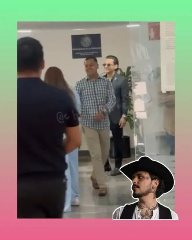 Christian Nodal comparece ante juzgado federal por disputa legal con su exdisquera