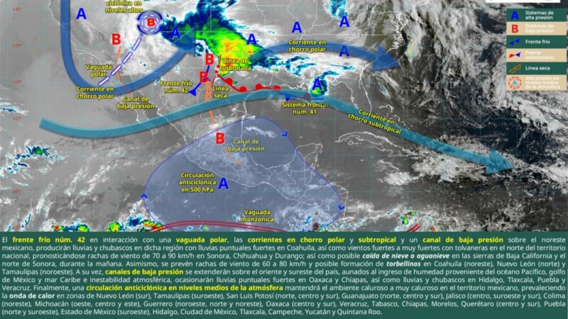 Pronóstico del clima en Quintana Roo para hoy martes 6 mayo 2025