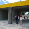 Supervisa Mara Lezama avances de rehabilitación de puente en el tramo Nuevo Canaán-Miguel Alemán