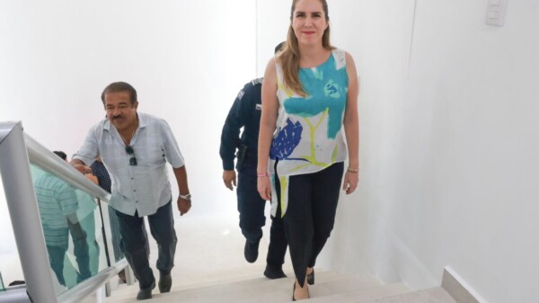 Atenea Gómez constata avances del nuevo Centro de Control y Comando C2 de Costa Mujeres