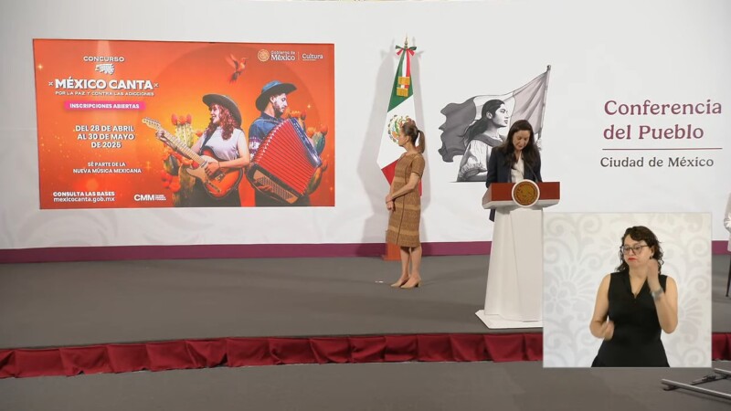 Nutrido registro de artistas para el concurso “México Canta”